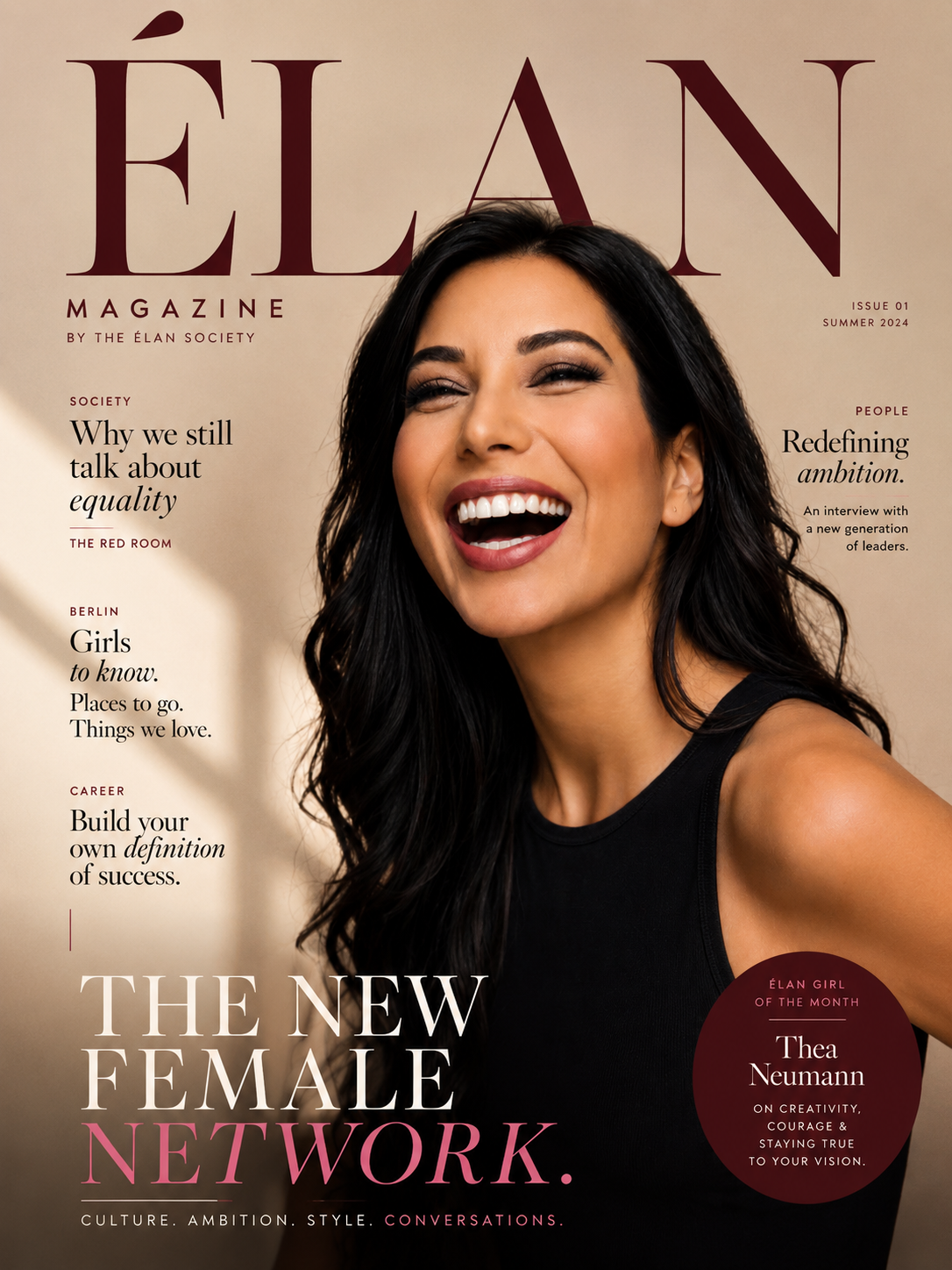 Cover von Élan Magazine Issue 01 – The New Female Network